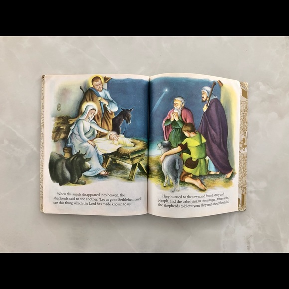 Vintage 1950s A Little Golden Book “A Christmas Story” Great Condition! - Picture 4 of 4